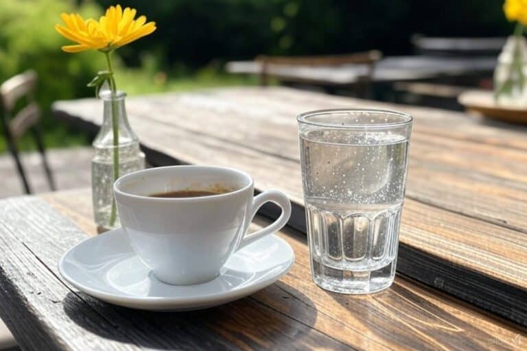 Água com Gás e Café
