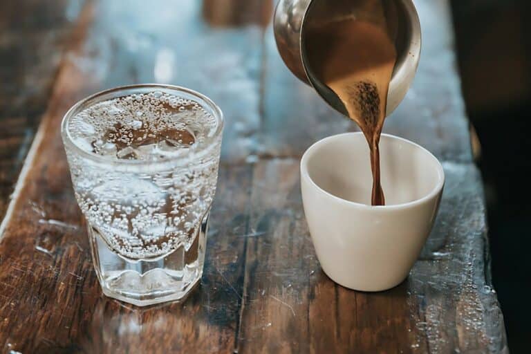 Água com Gás Junto ao Café Espresso