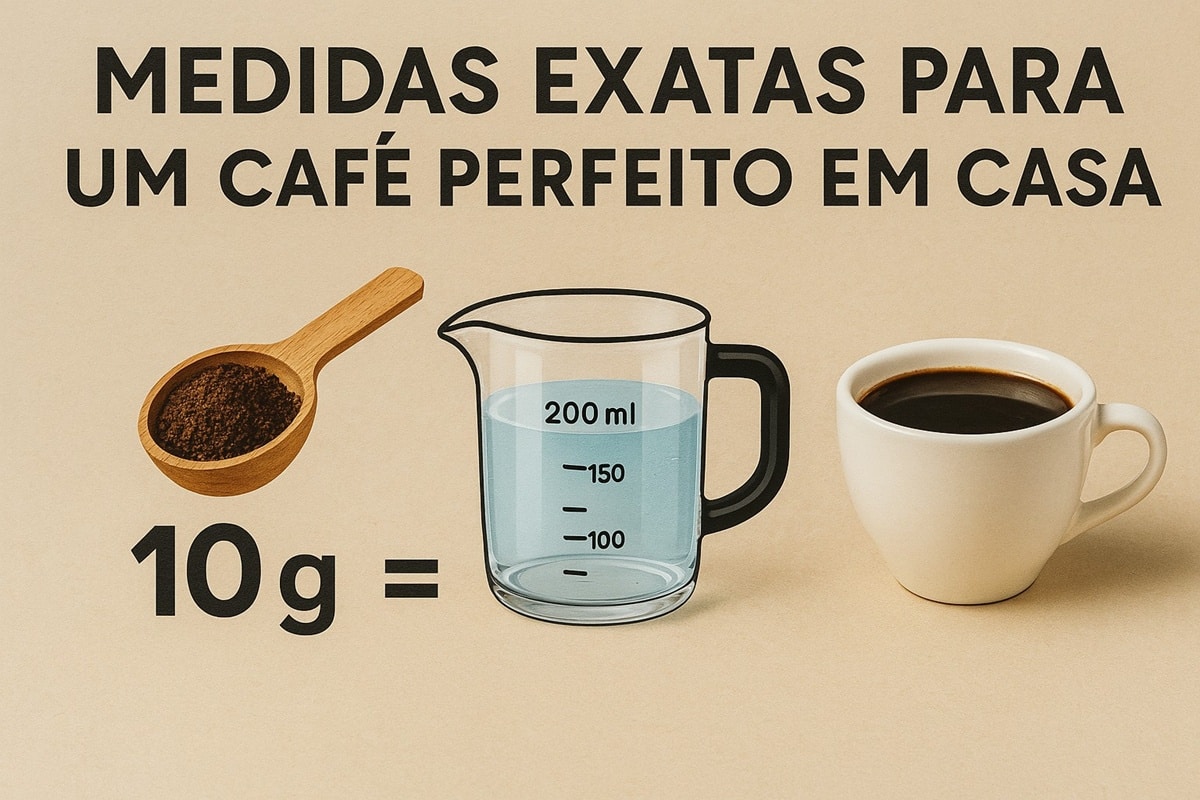 Medidas Exatas Para Fazer Café Perfeito em Casa