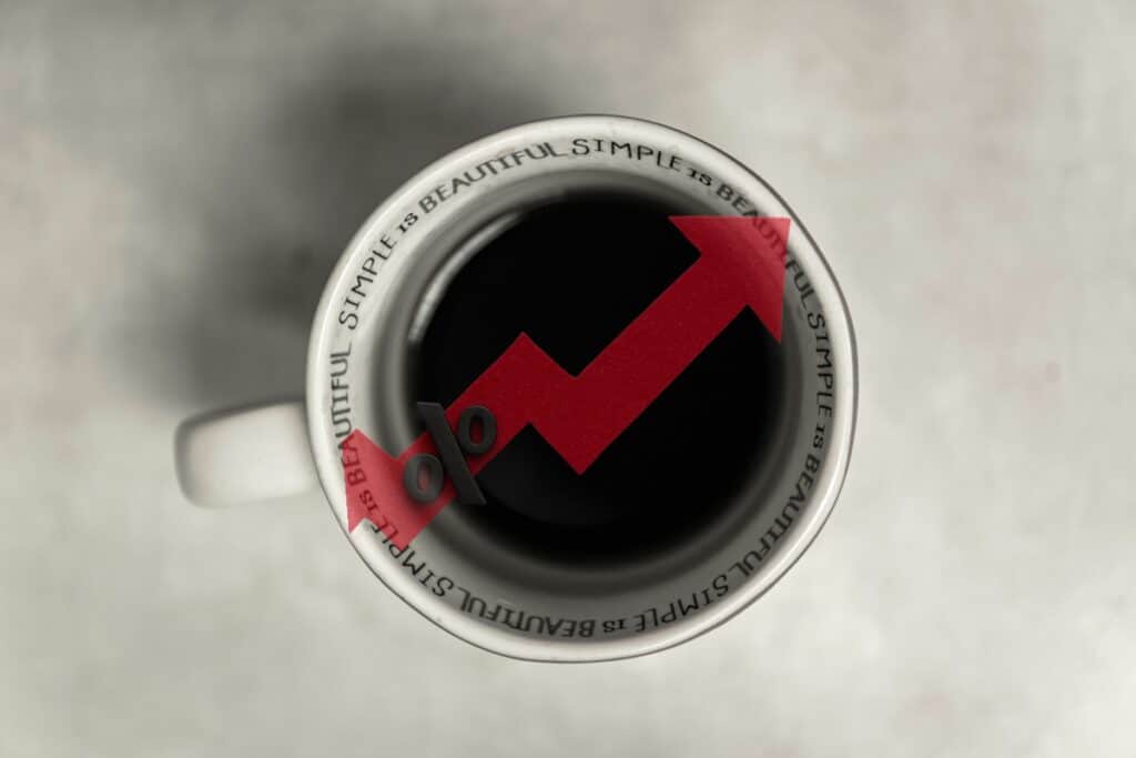 aumento do café