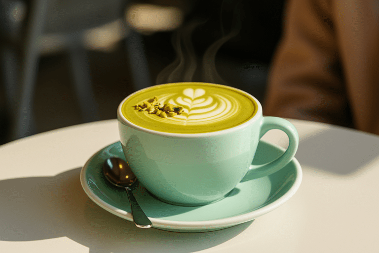 como fazer café com pistache