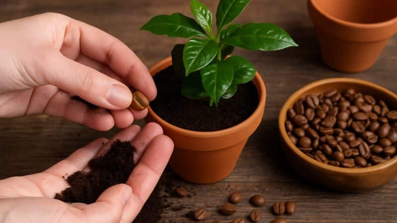 plantar café em casa