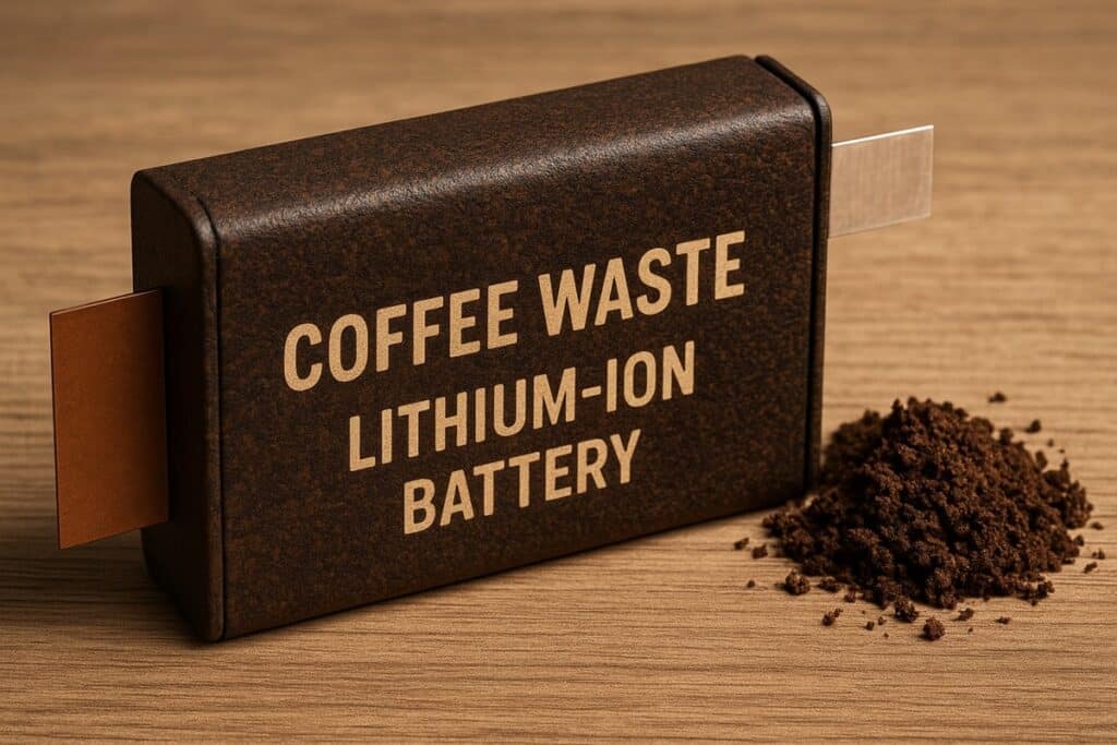 Borra de Café em Baterias