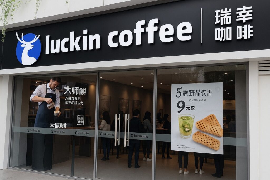 Brasil e Luckin Coffee