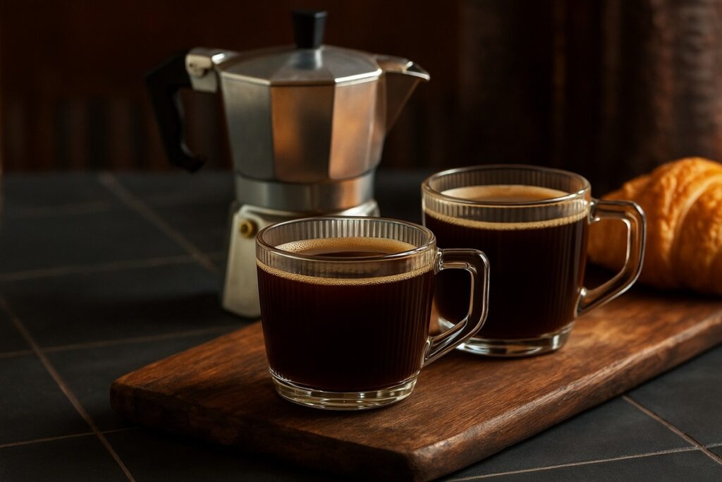 Café Preto e Espresso