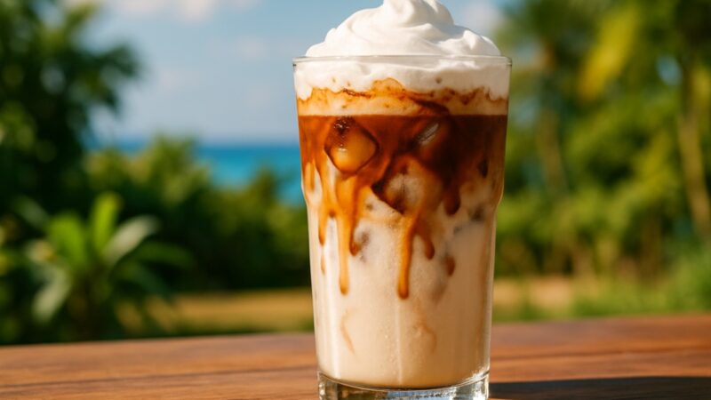 café gelado da Starbucks