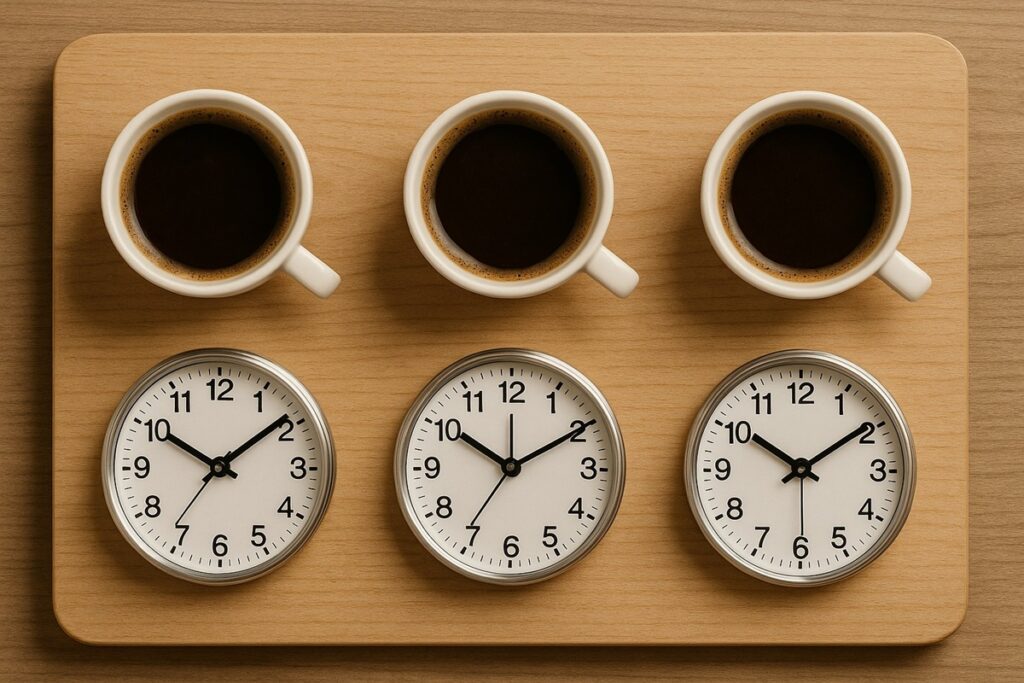 café na hora certa