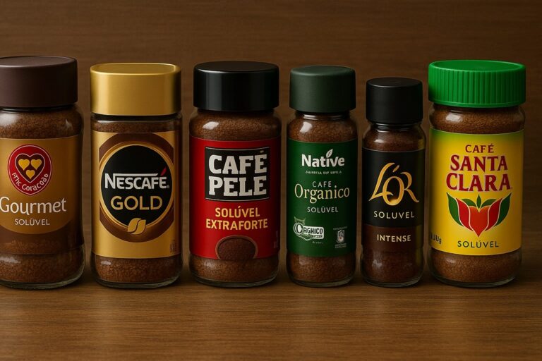 cafés solúveis