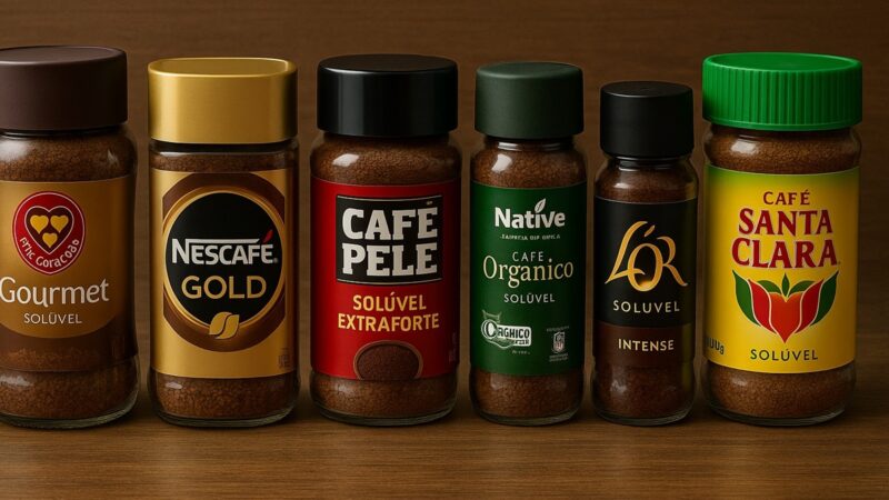 cafés solúveis