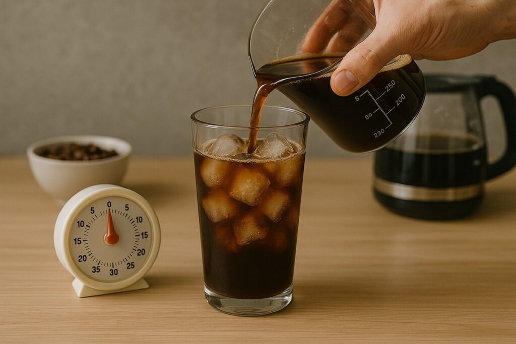 como fazer café gelado