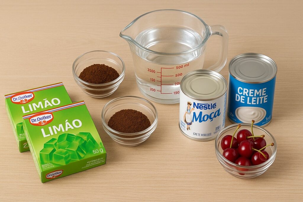 como fazer gelatina de café