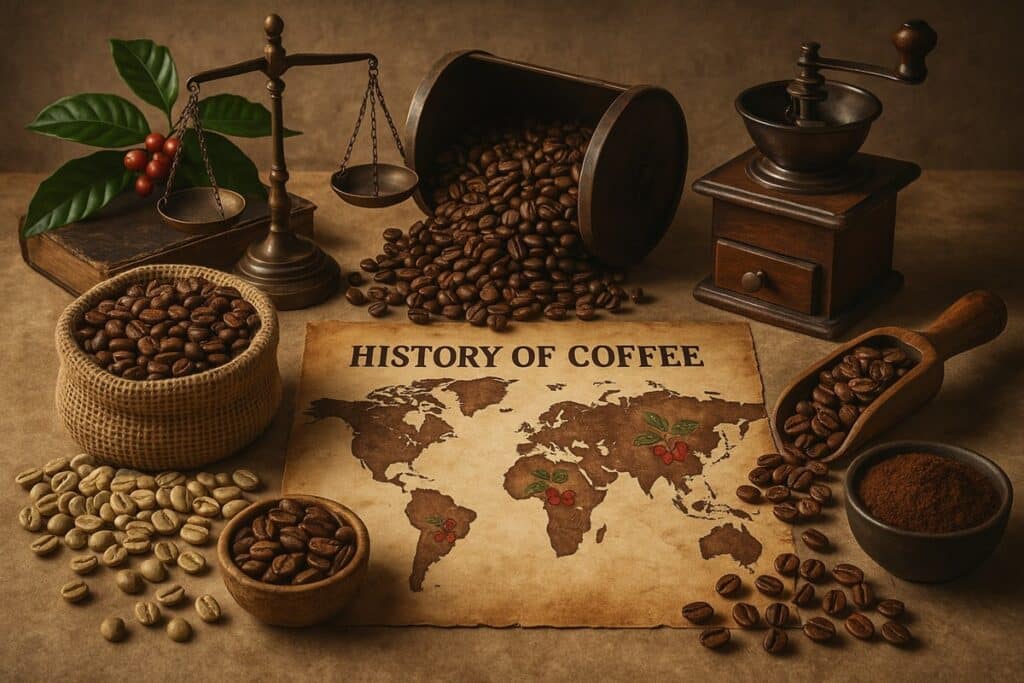 historia do café