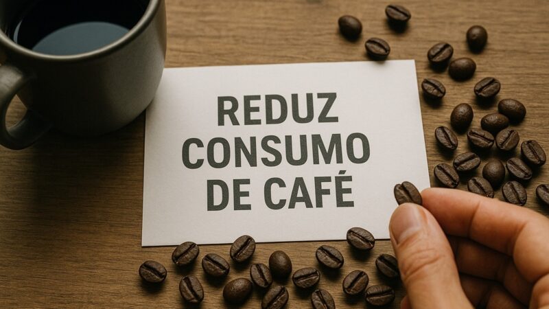 reduz consumo de café