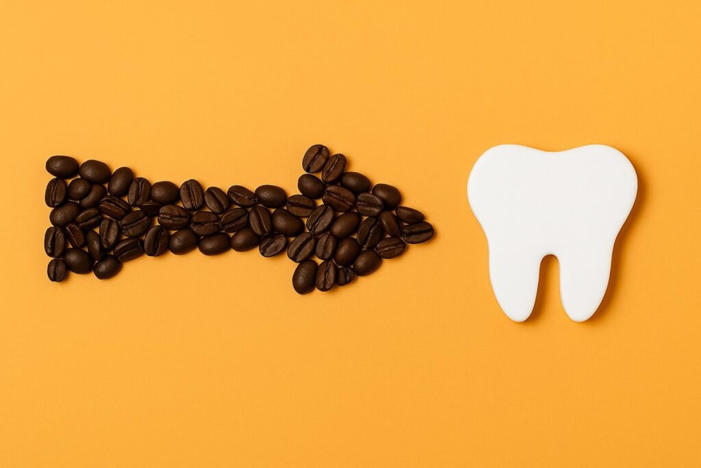 será que café mancha os dentes