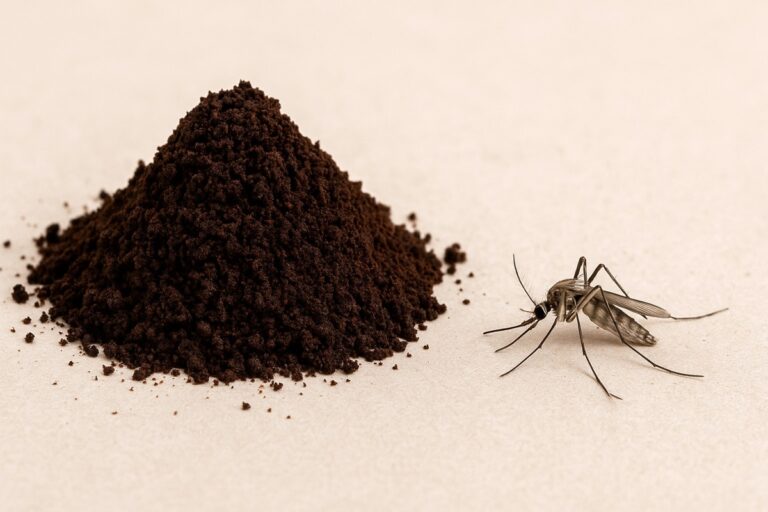 Borra de Café Velha Pode Afastar Mosquitos