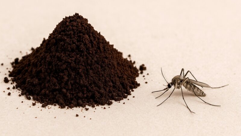 Borra de Café Velha Pode Afastar Mosquitos