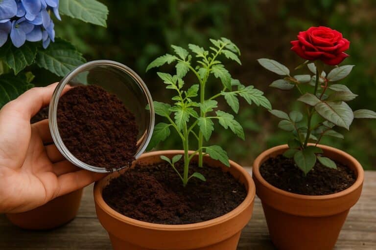 Borra de café fortalece e acelera o crescimento de 5 plantas