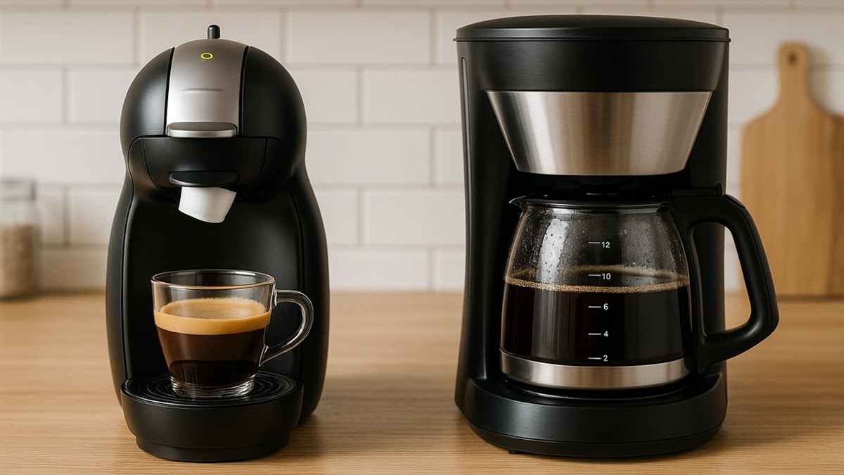 Cafeteira de Cápsula ou de Pó