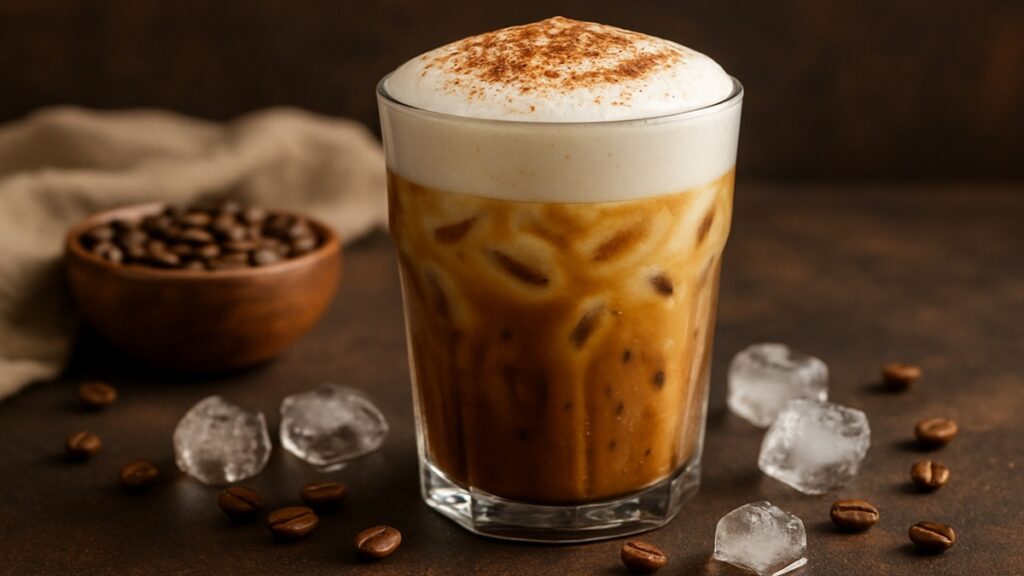 Cappuccino cremoso gelado