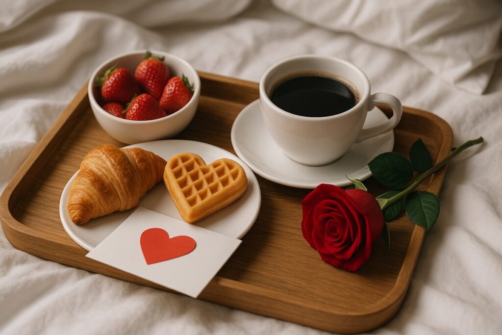 café da manhã romantico