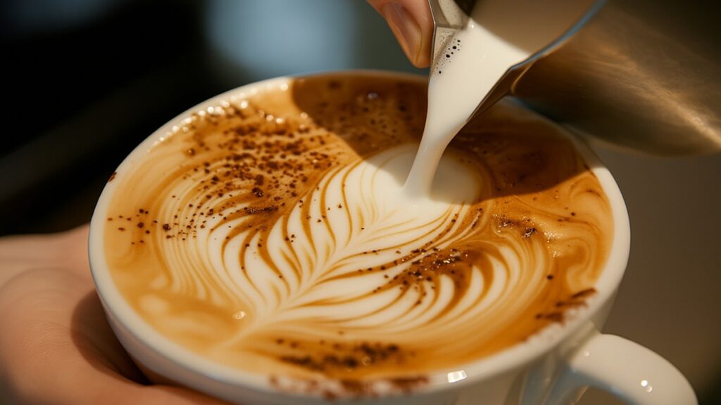 como fazer latte art