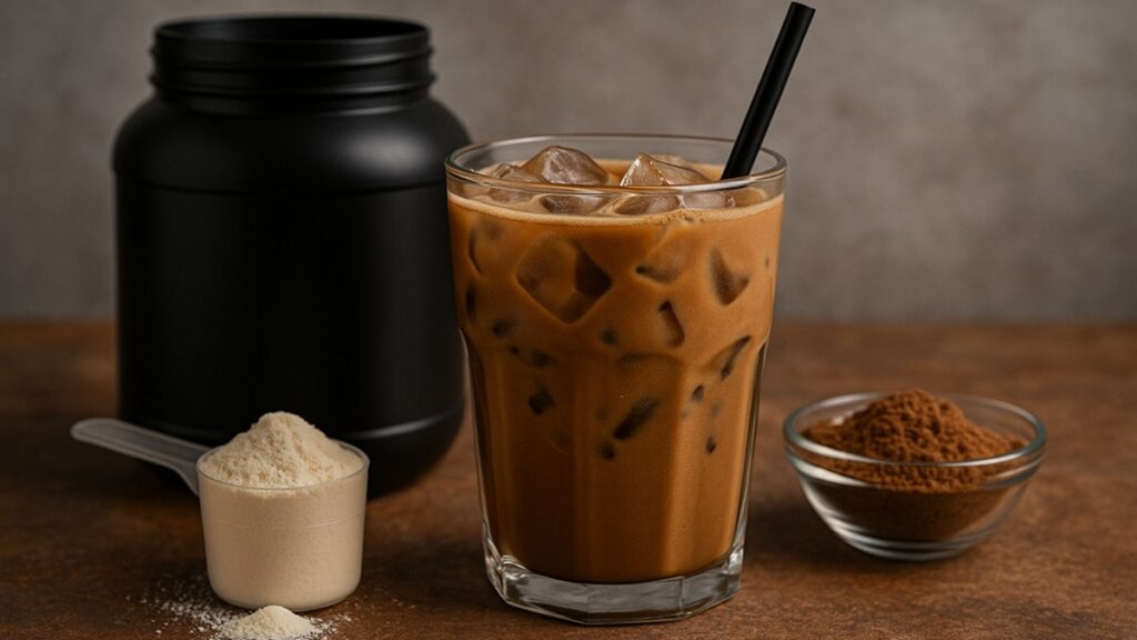 iced café protein + cacau