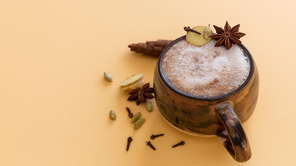 O cappuccino tem chocolate