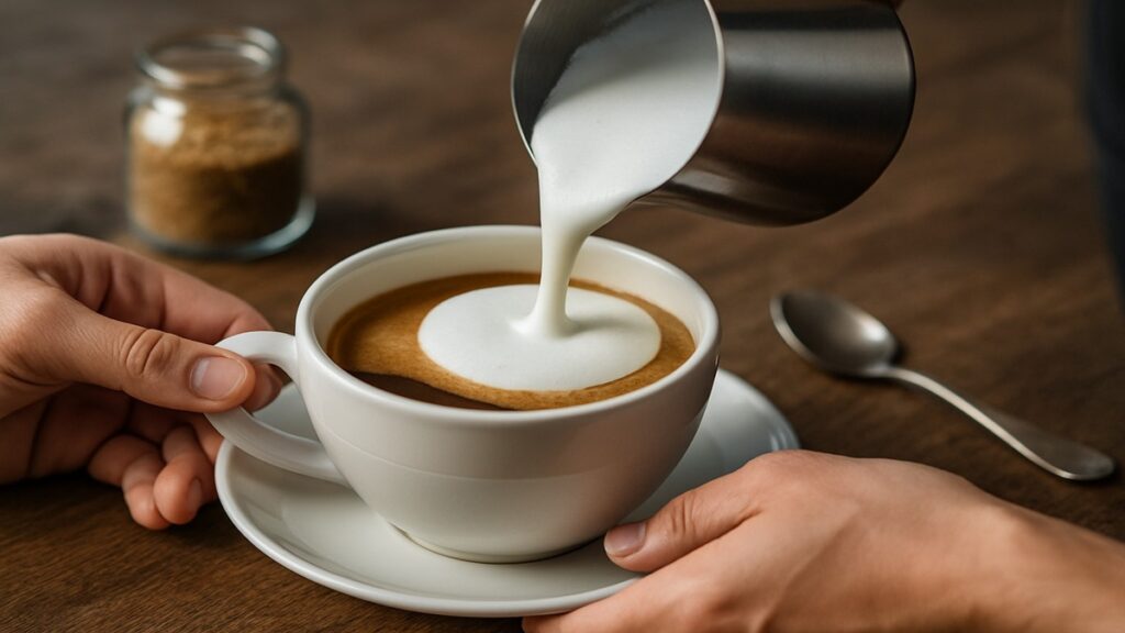 O que colocar no capuccino para ficar cremoso