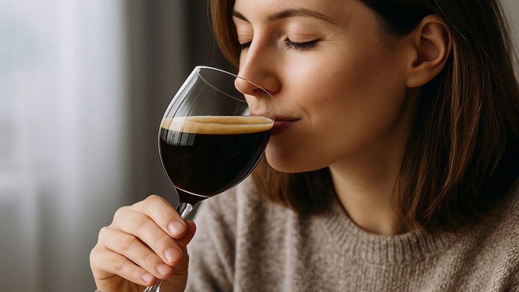beber café na taça