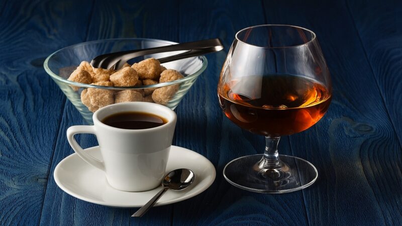 café com conhaque