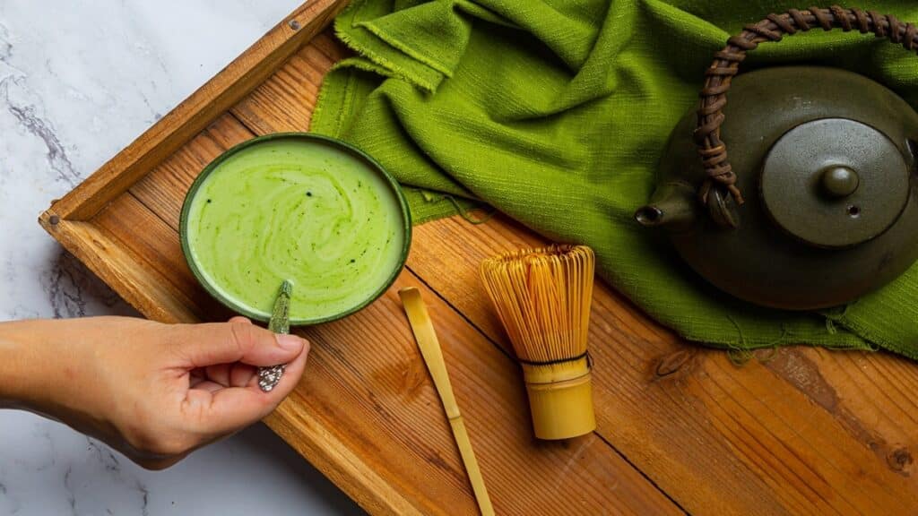matcha-latte-Estilo-japones