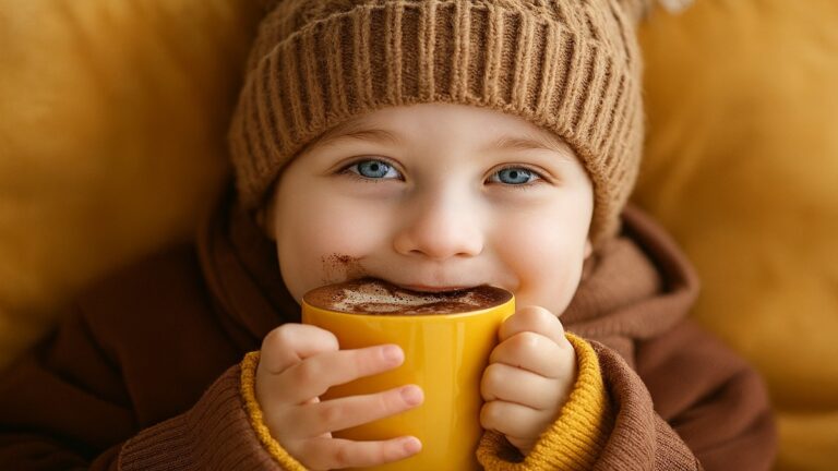 Babyccino café de criança