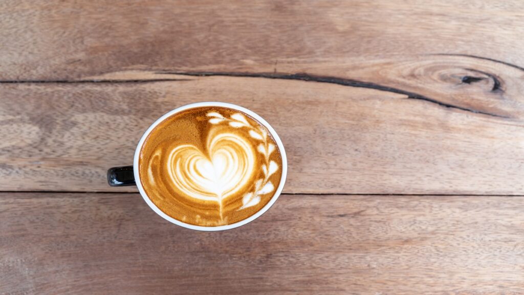 O que é latte em inglês