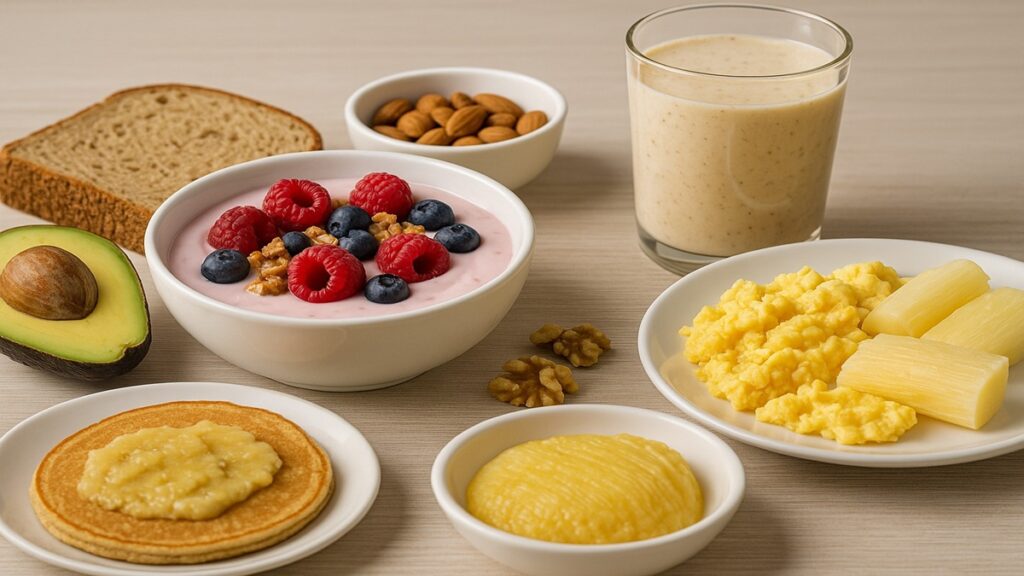 O que posso comer para um café da manhã saudável