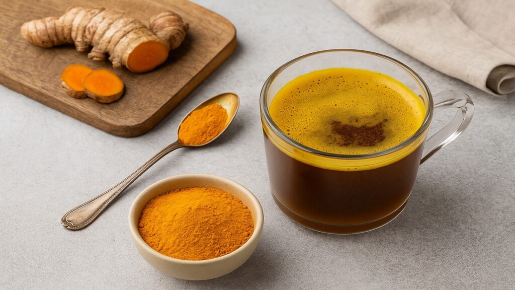 Para que serve café com cúrcuma