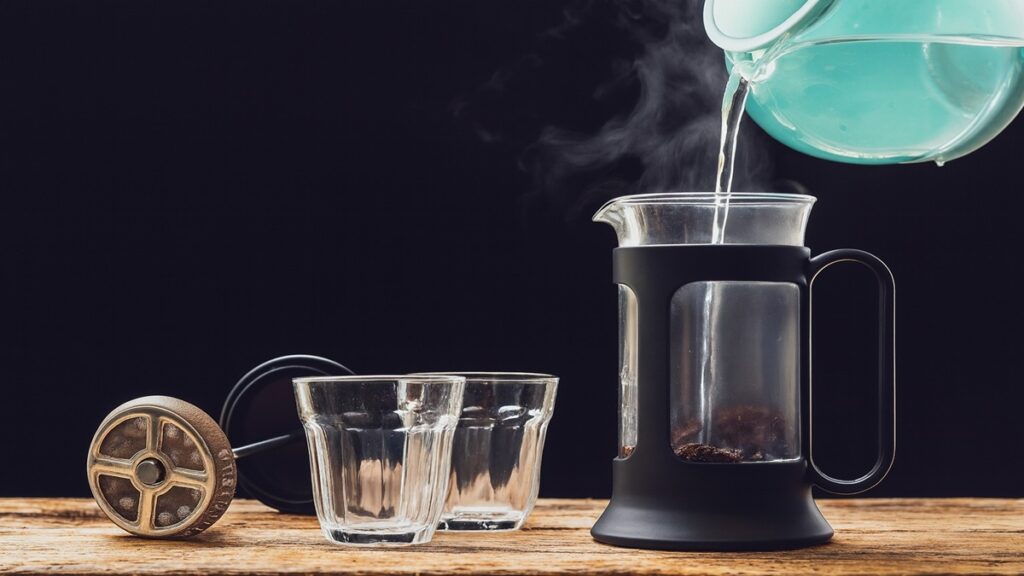 Pré-infusão do café