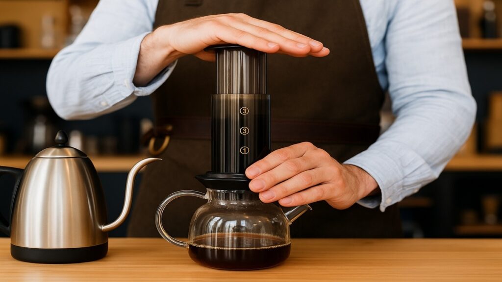Qual a diferença entre prensa francesa e AeroPress