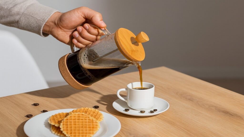 café na prensa francesa