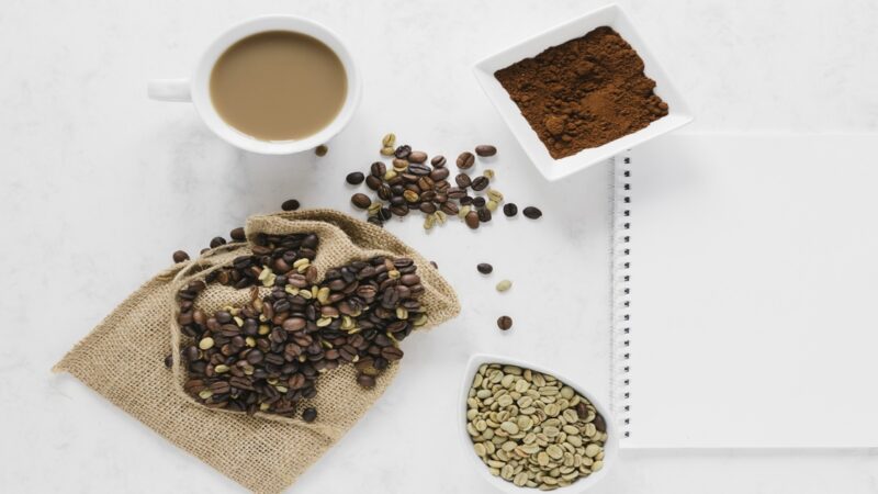 Blend de café combina grãos