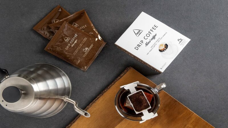 Como é feito o drip coffee