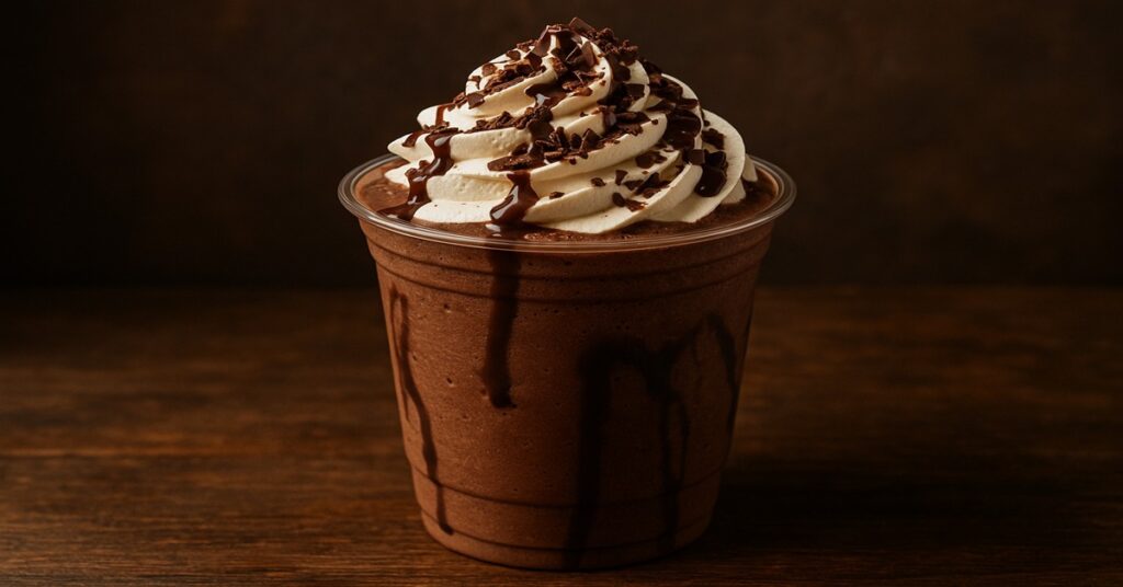 O frappuccino é quente ou gelado