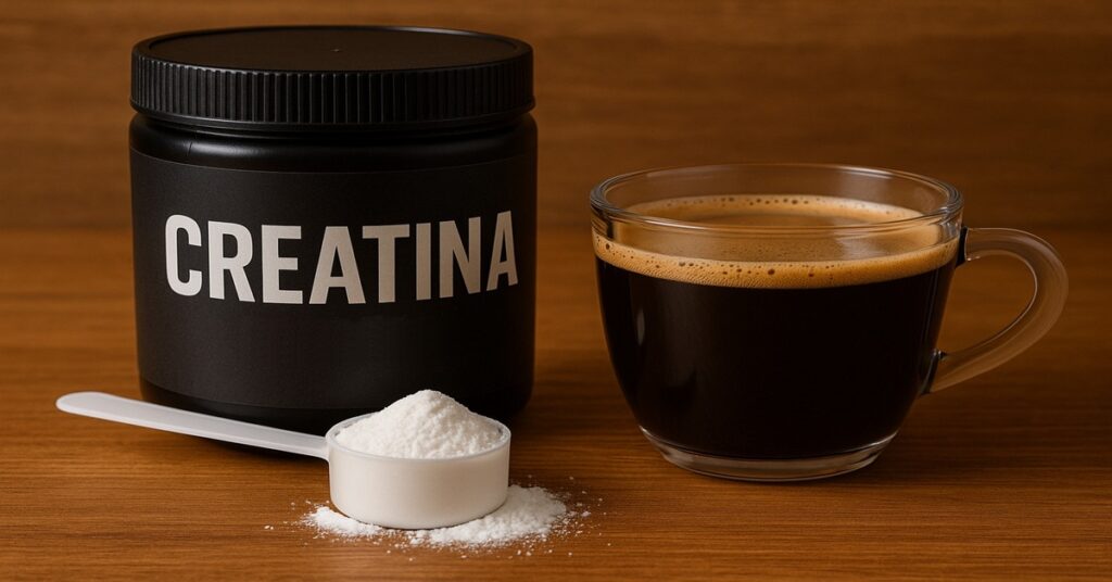 café com creatina