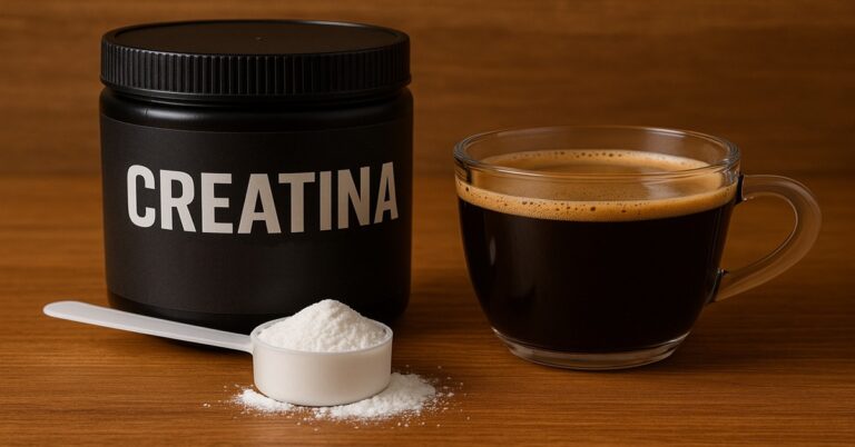 café com creatina