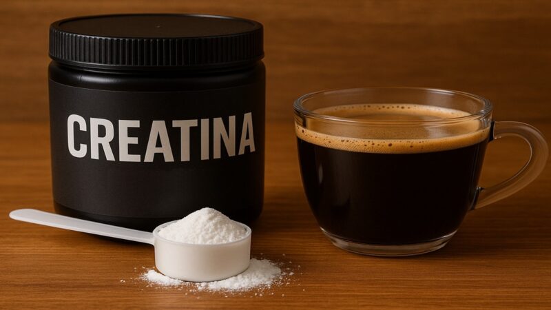 café com creatina