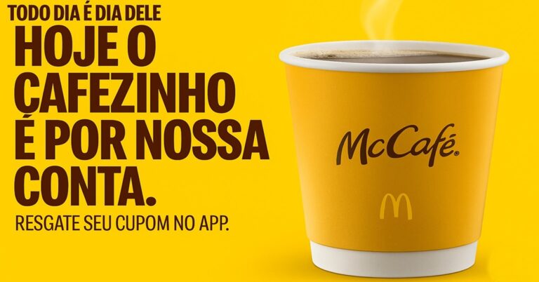 café gratuito no MC