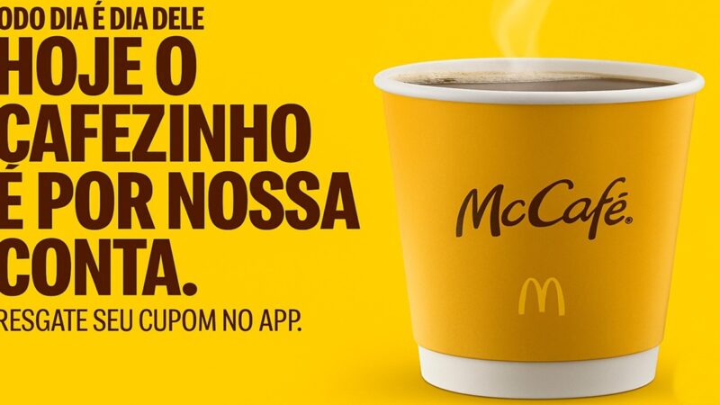 café gratuito no MC