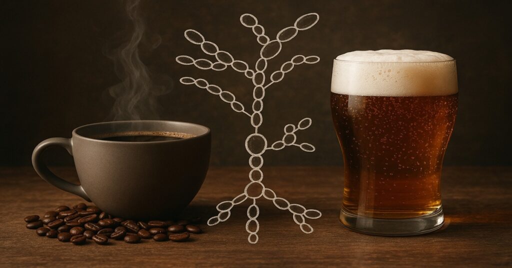 Café e cerveja