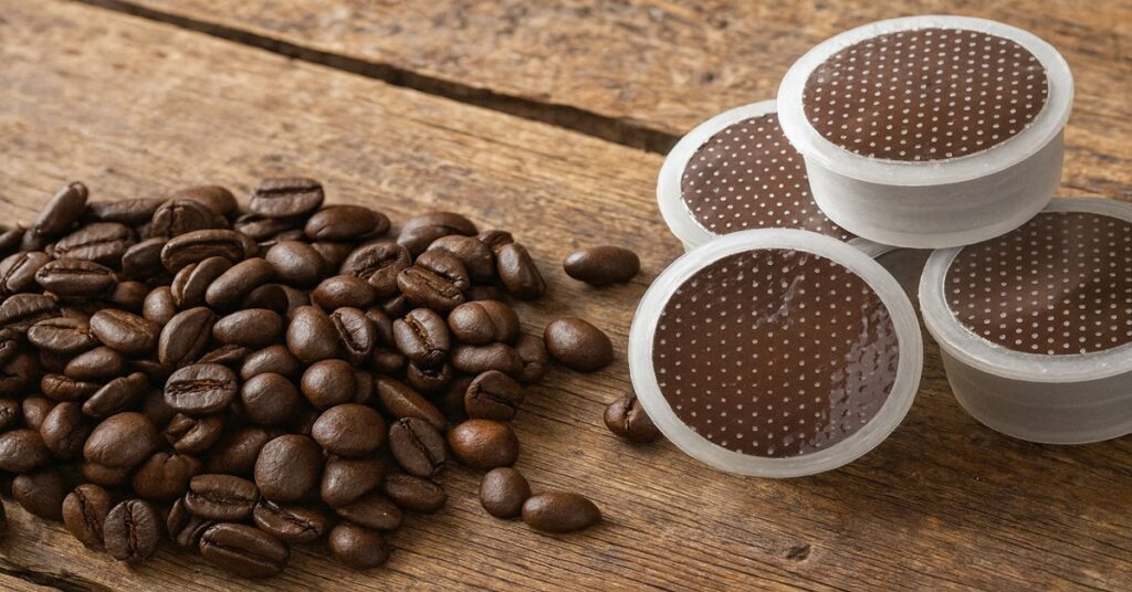 Cápsulas de café compostáveis e biodegradáveis