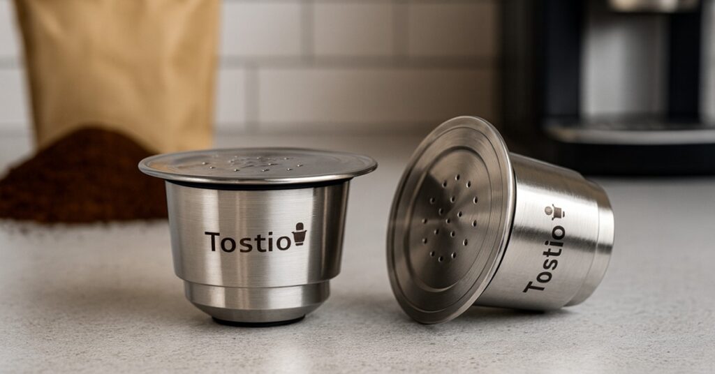 Cápsulas de café reutilizáveis Tostio