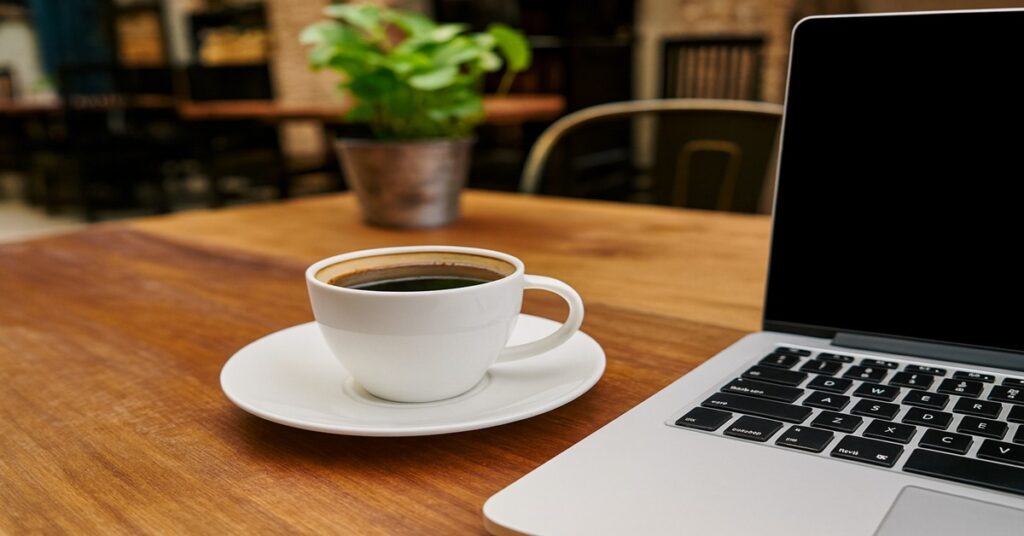 café e trabalho